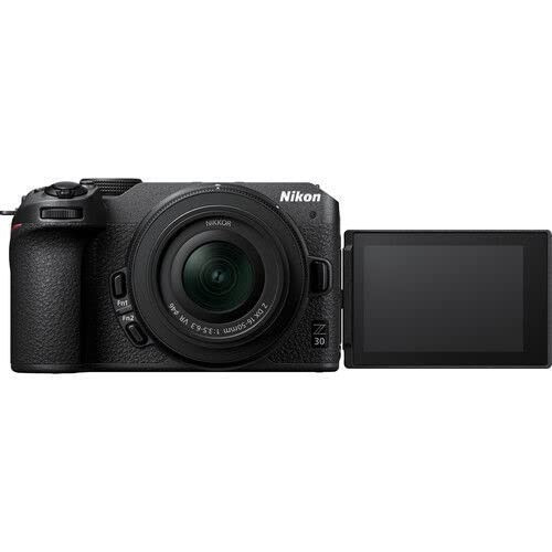 Nikon Digital Camera Z 30 kit with NIKKOR Z DX 16-50mm f/3.5-6.3 VR & NIKKOR Z DX 50-250mm f/4.5-6.3 VR - Black with Camera Bag & 64 GB SD Card