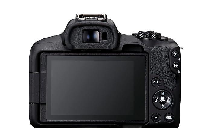Canon EOS R50 RF-S18-45mm f/4.5-6.3 is STM Mirrorless Camera (Black)- 4K Video Vlogging with 24.2 MP